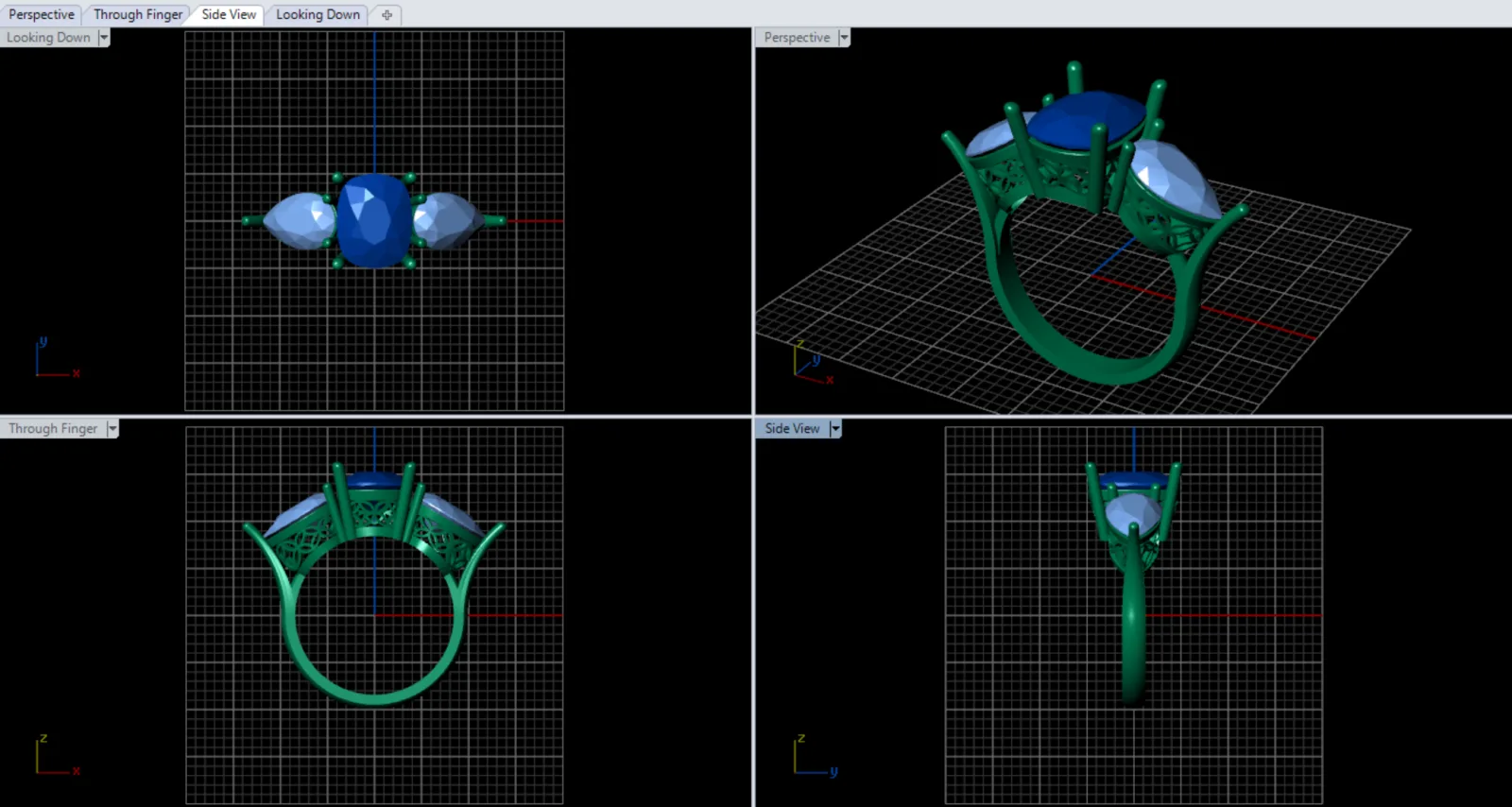 Ashk Kashn Ring 3D Model — image 2