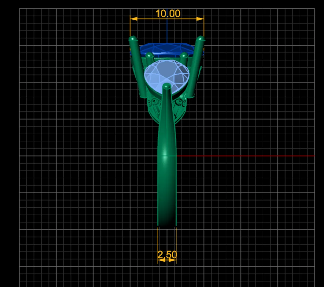 Ashk Kashn Ring 3D Model — image 3