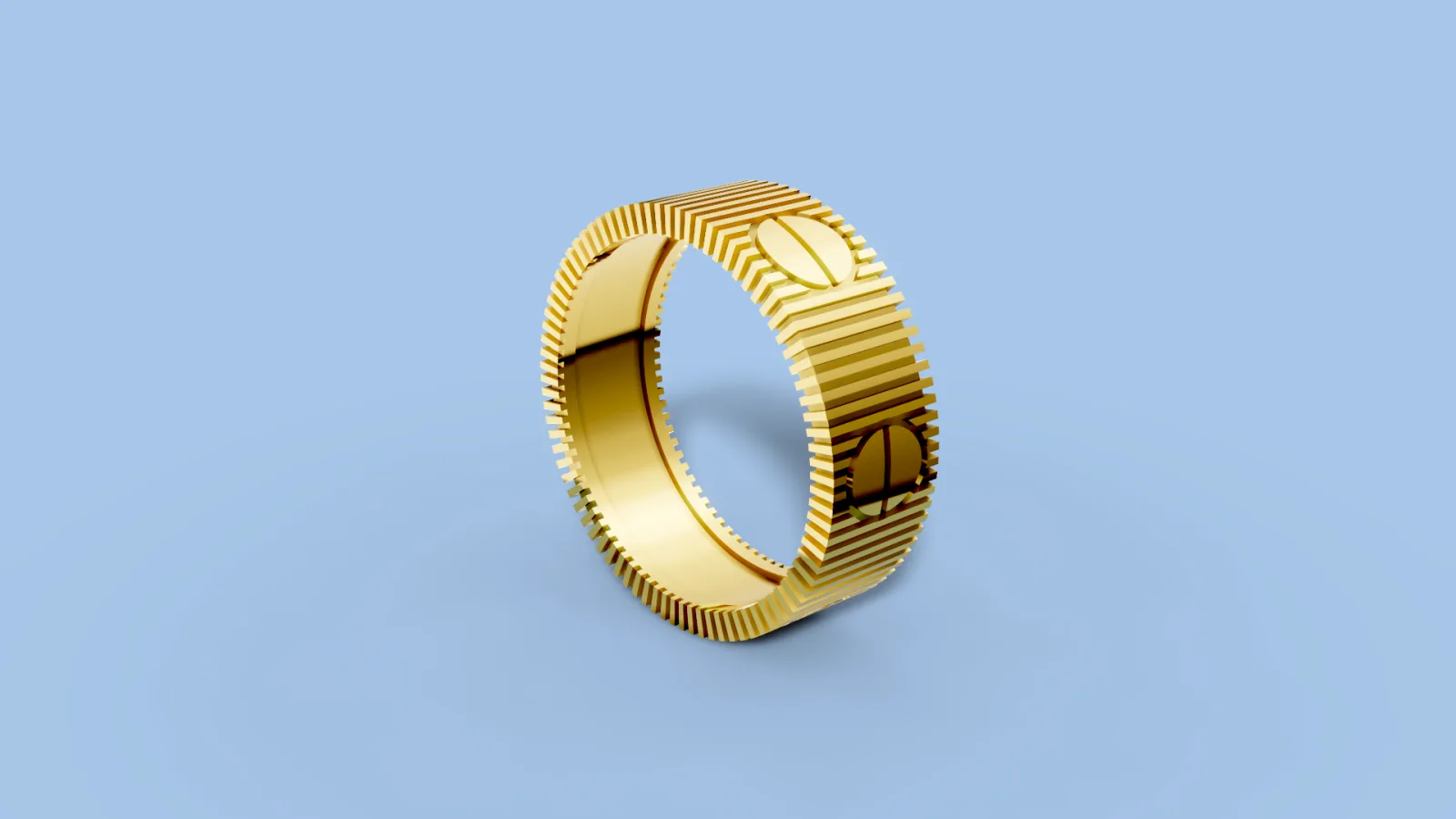 Cartier Love Namhdod Ring 3D Model — image 3