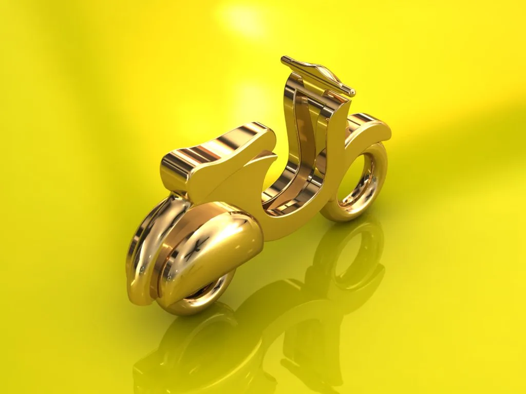 Motor Vspa Pendant 3D Model — image 2