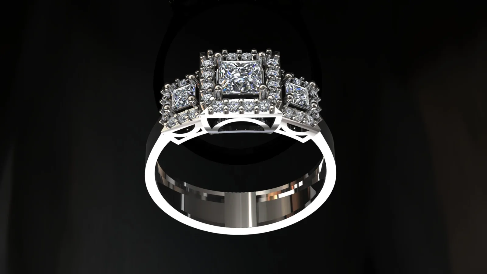 Hilo Ghalo Ring Three 3D Model — image 11