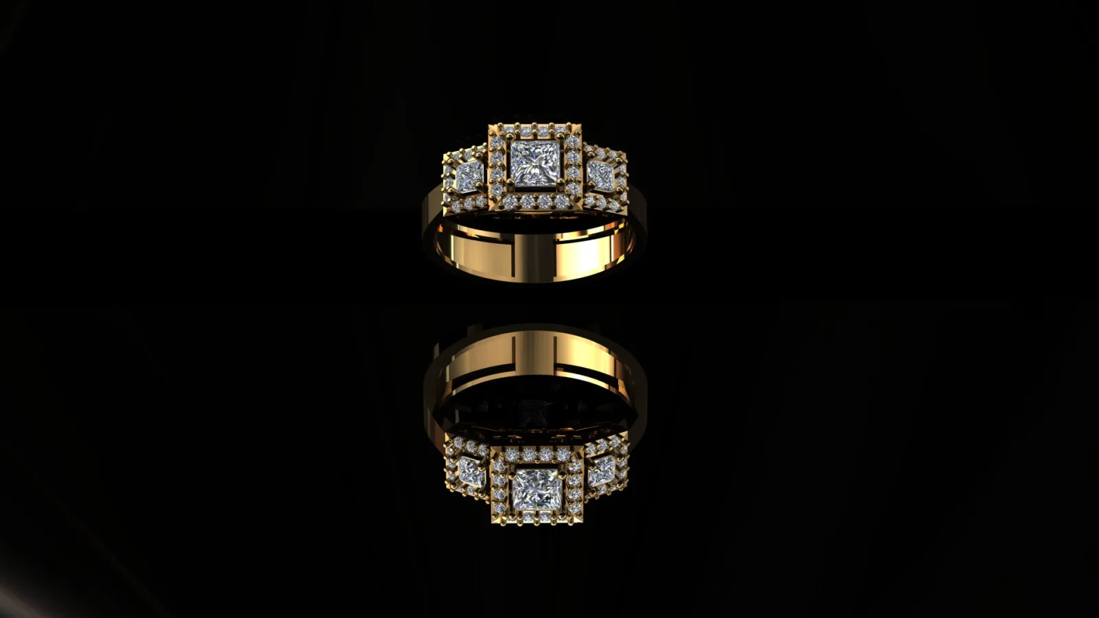 Hilo Ghalo Ring Three 3D Model — image 6