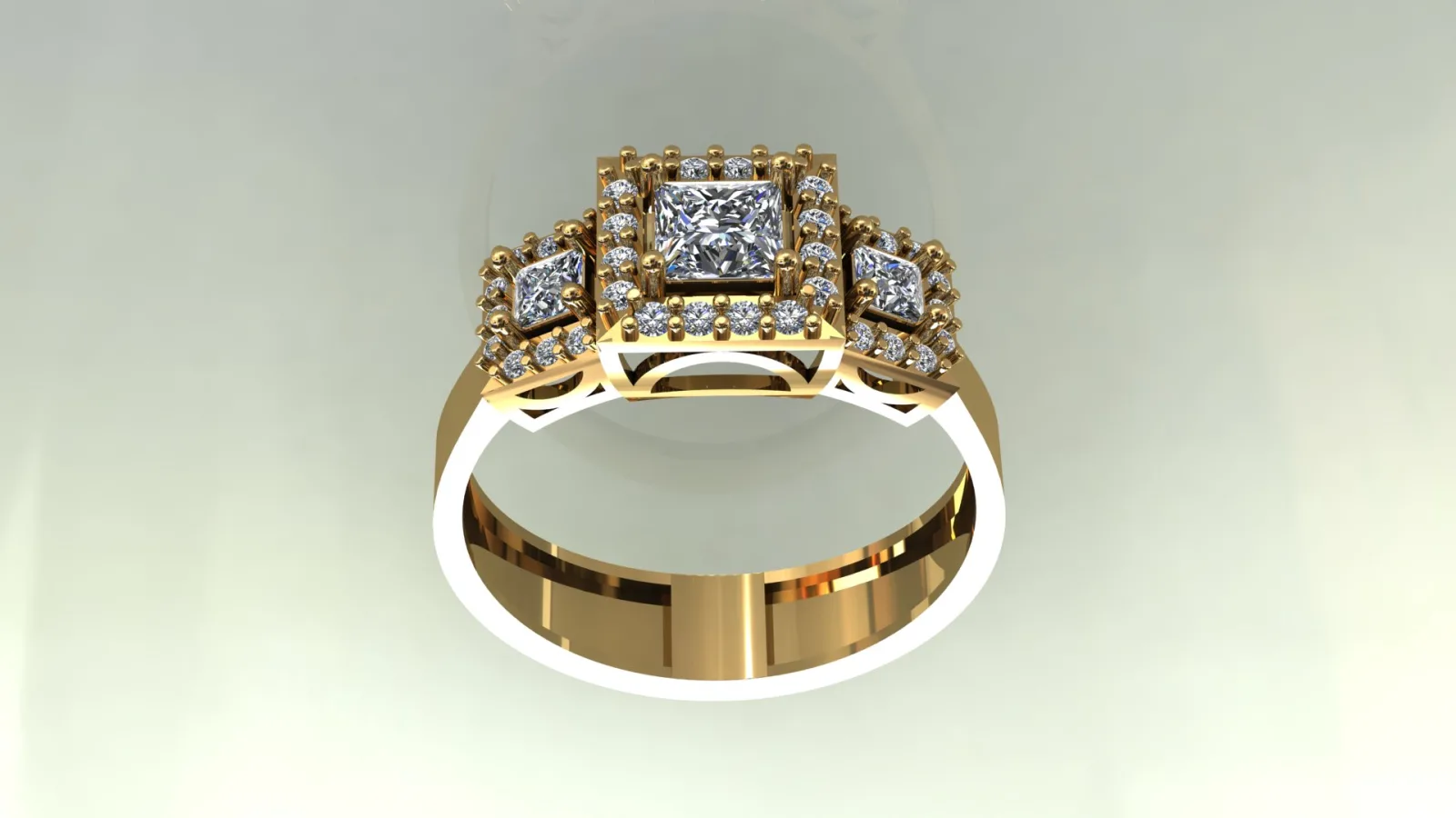 Hilo Ghalo Ring Three 3D Model — image 10