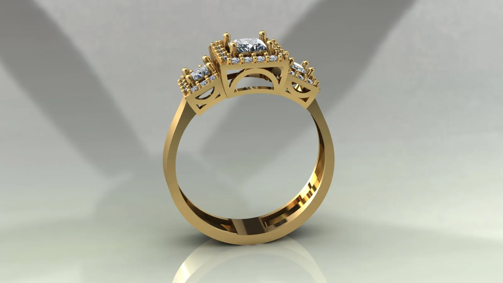 Hilo Ghalo Ring Three 3D Model — image 8
