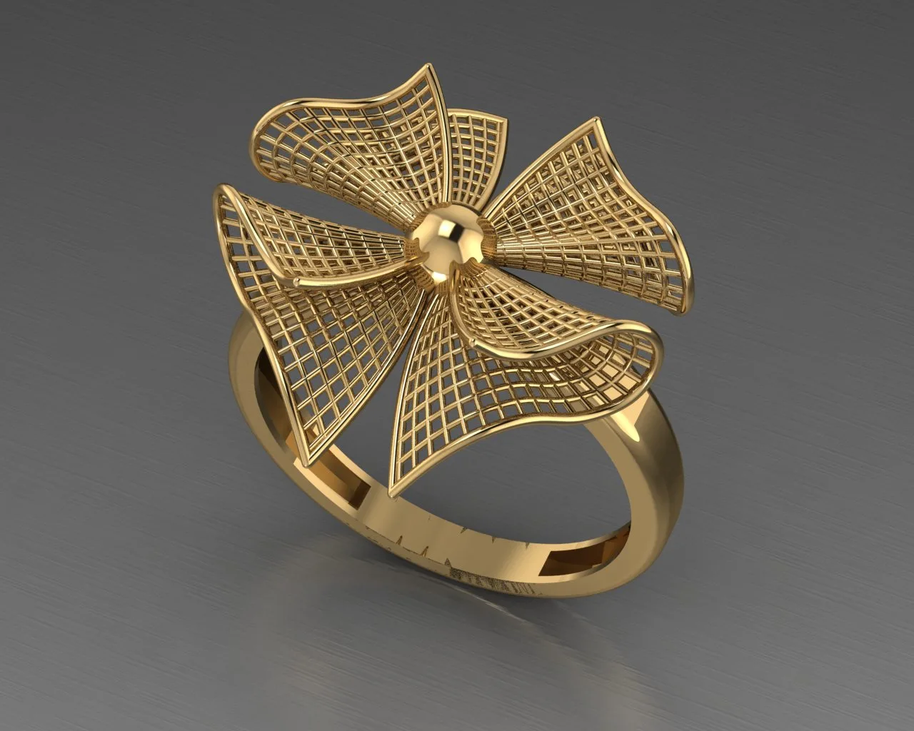 Flower Fyvzhn Ring 3D Model — image 2