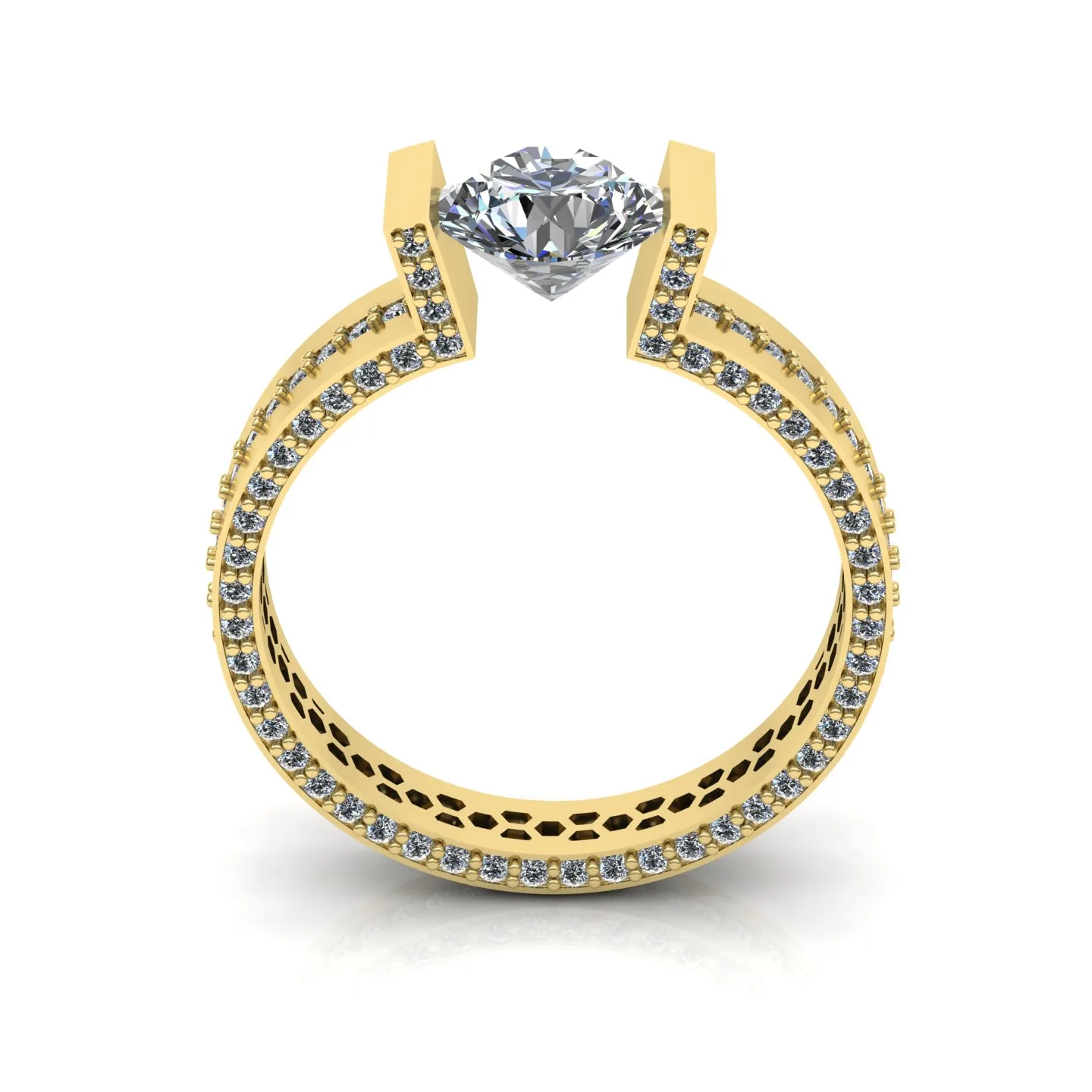 Ring Solitaire Ring Code 010 3D Model — image 7