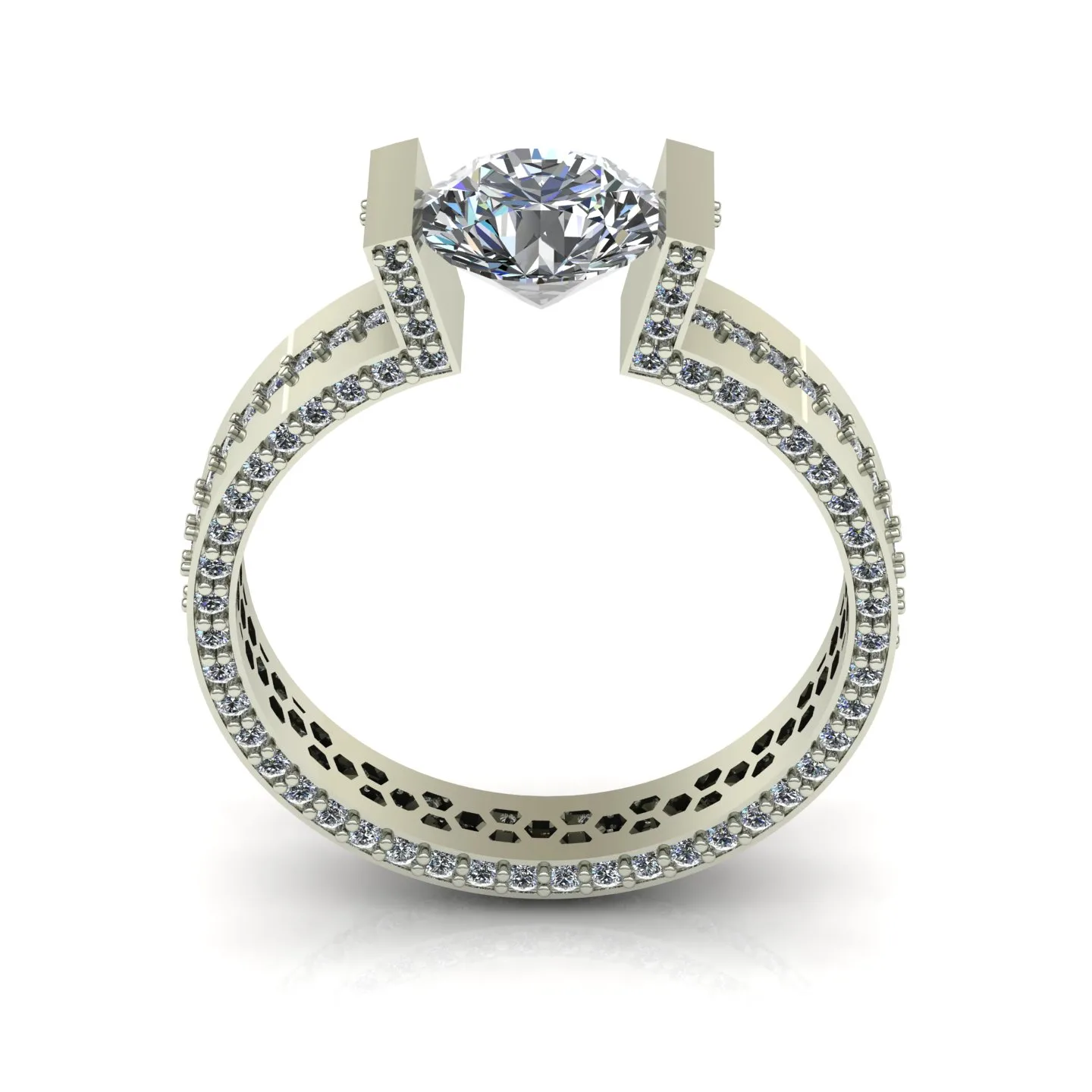 Ring Solitaire Ring Code 011 3D Model — image 10