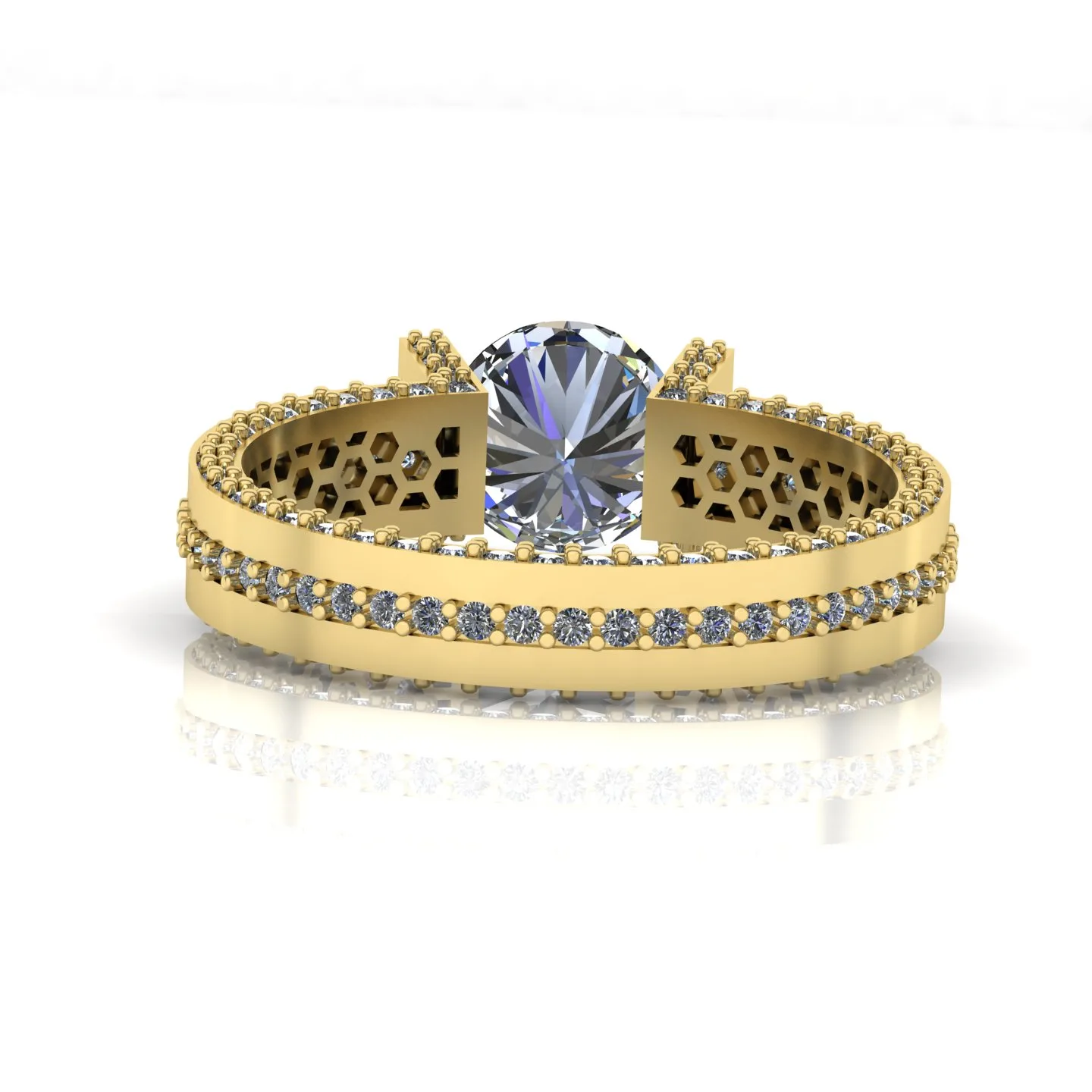 Ring Solitaire Ring Code 011 3D Model — image 5