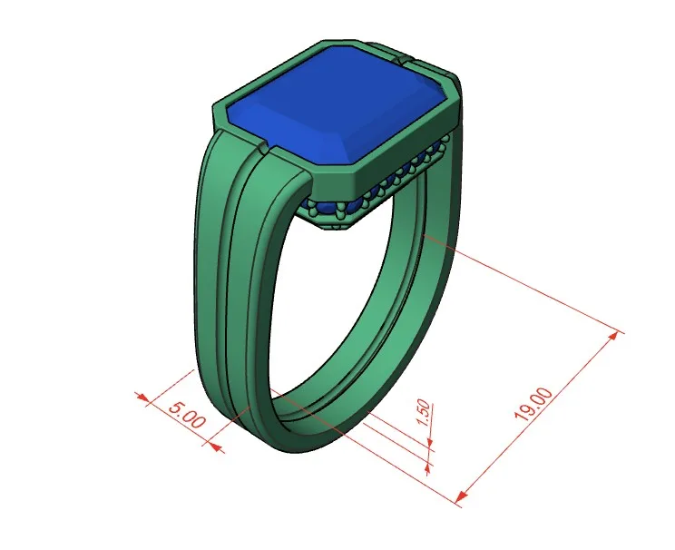 Lamira Ring 3D Model — image 5