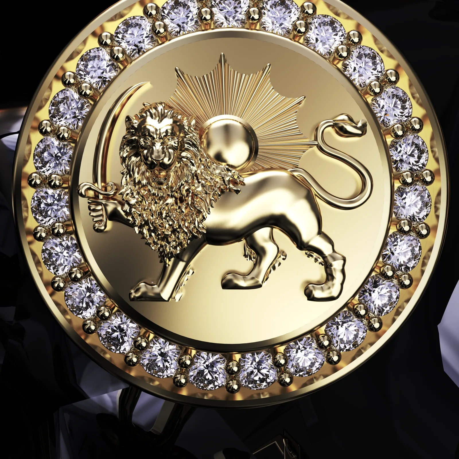 Lion Sun Dakmeh Sar Astin 3D Model
