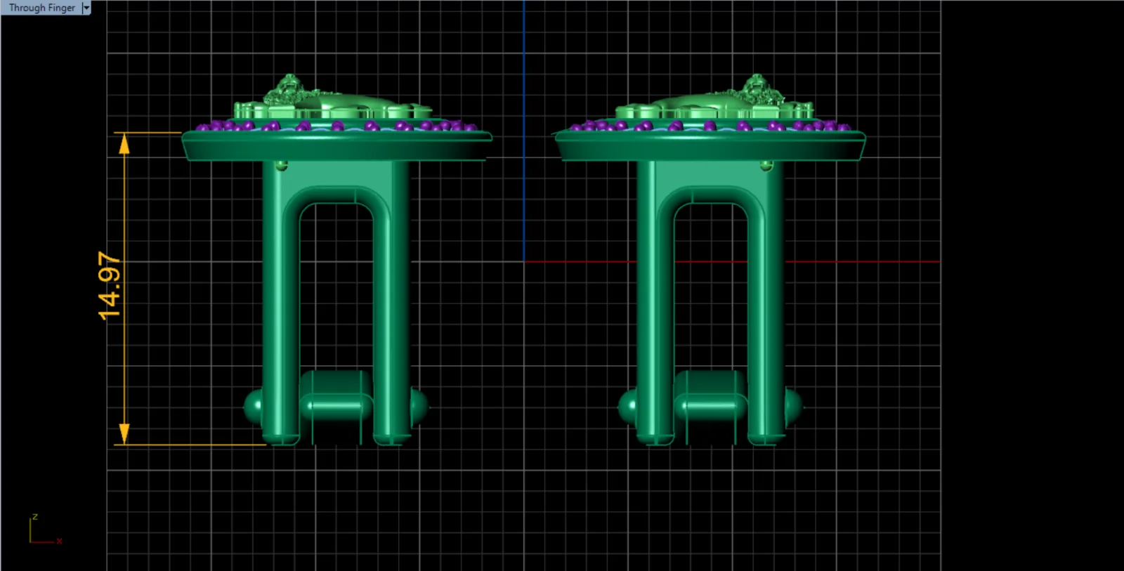 Lion Sun Dakmeh Sar Astin 3D Model — image 3