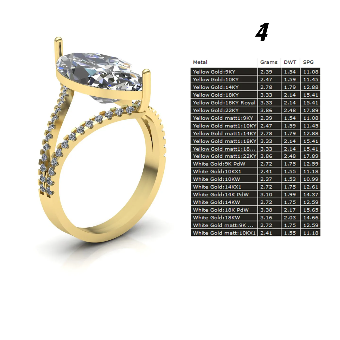 Markiz Ring Collection 3D Model — image 23