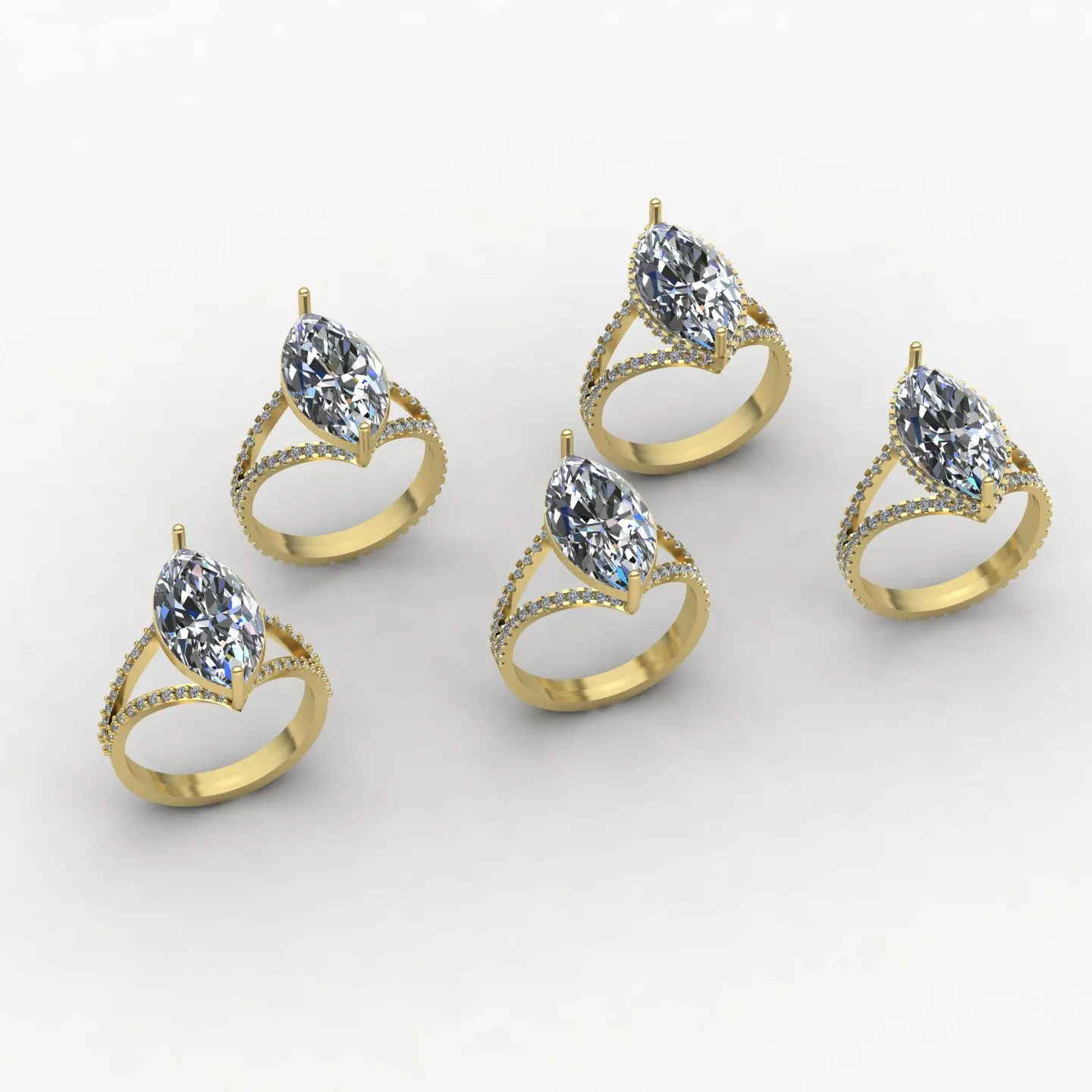 Markiz Ring Collection 3D Model — image 2