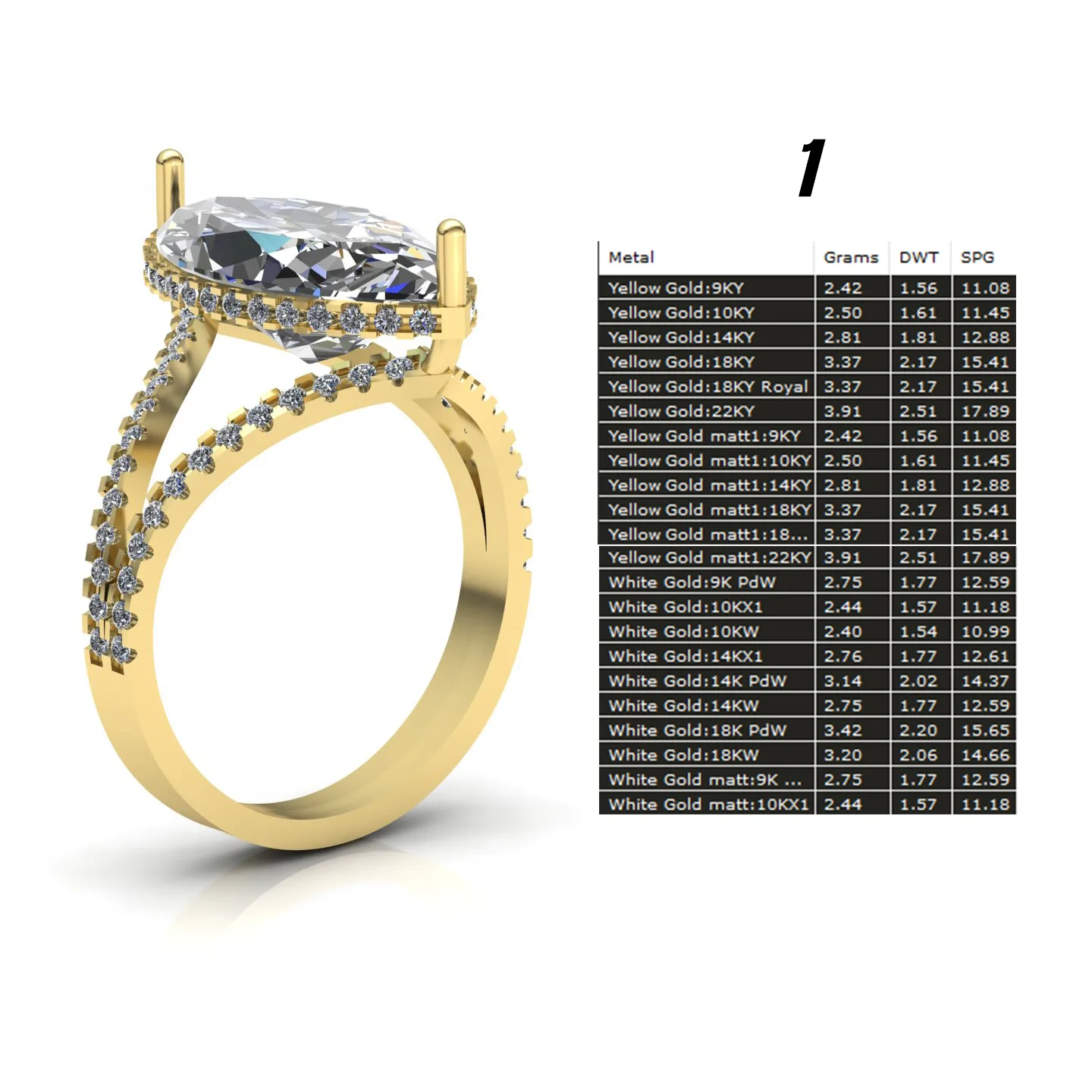 Markiz Ring Collection 3D Model — image 20