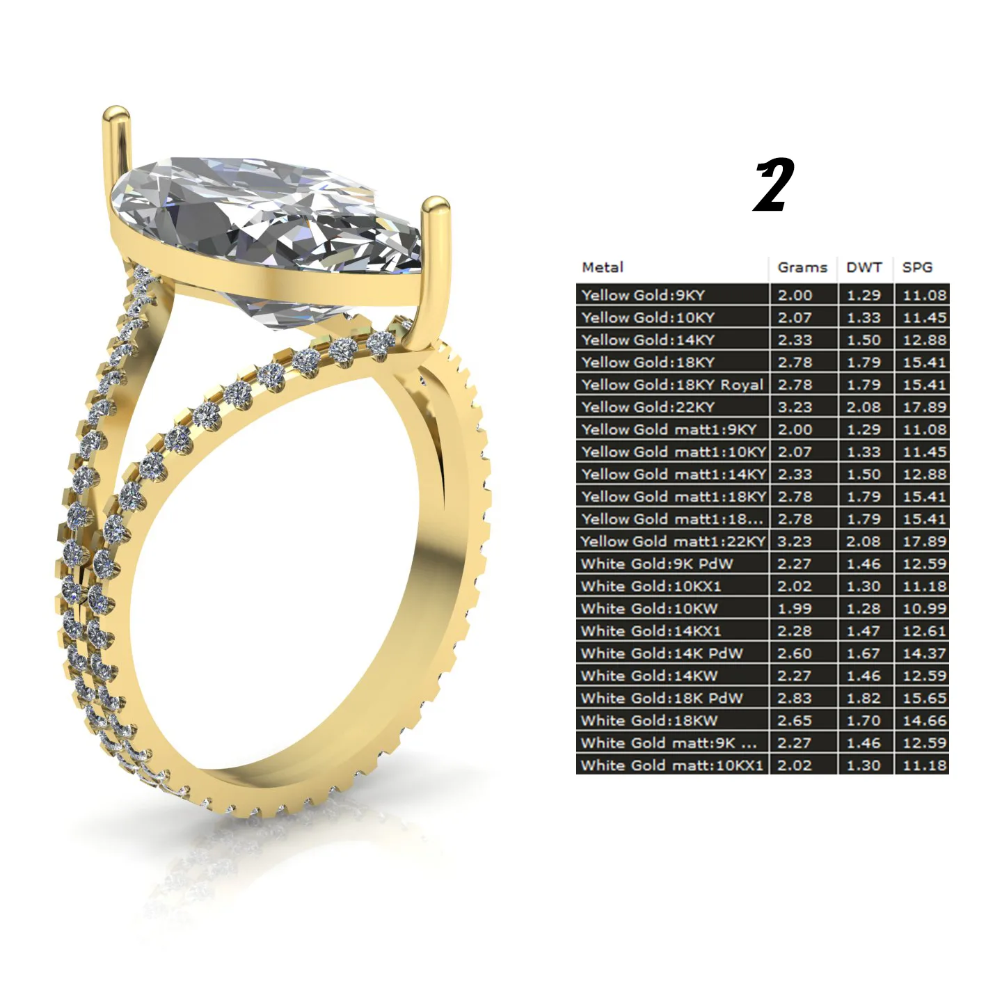 Markiz Ring Collection 3D Model — image 21