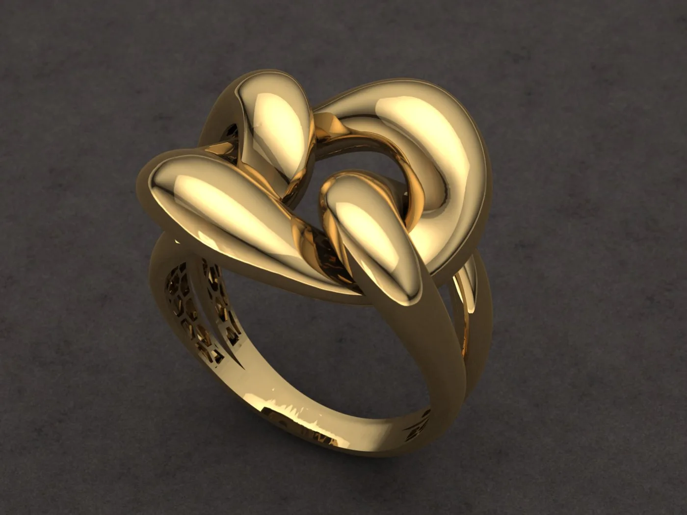 Cartier Ring Code 02 3D Model