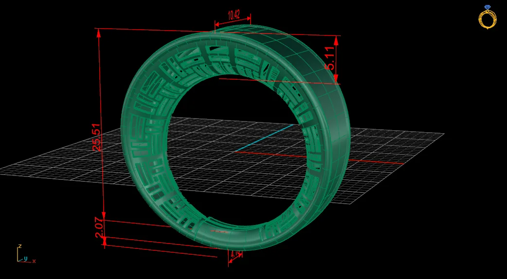 Fyvzhn Ring Code RTR2 3D Model — image 13