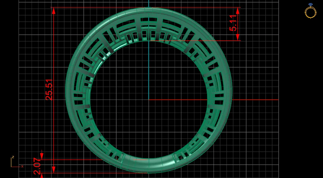 Fyvzhn Ring Code RTR2 3D Model — image 9