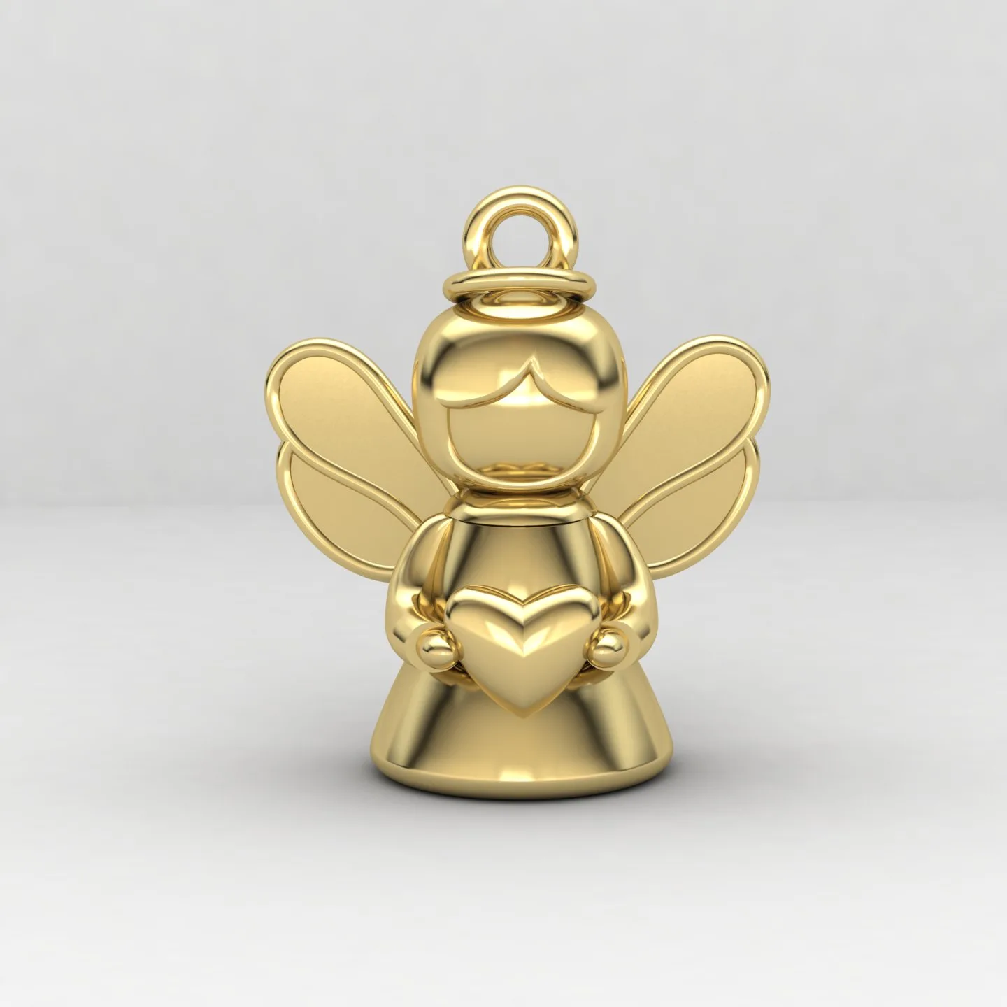 Angel Pendant 01 3D Model