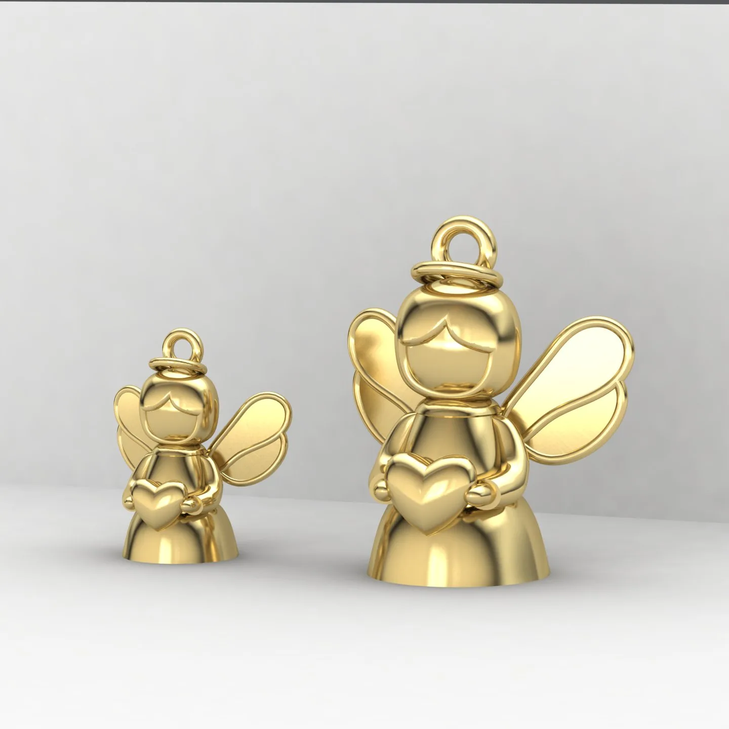 Angel Pendant 02 3D Model