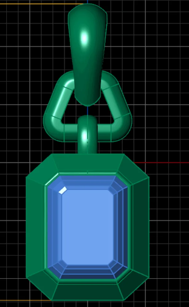 Stone Khor Amrald Pendant 3D Model