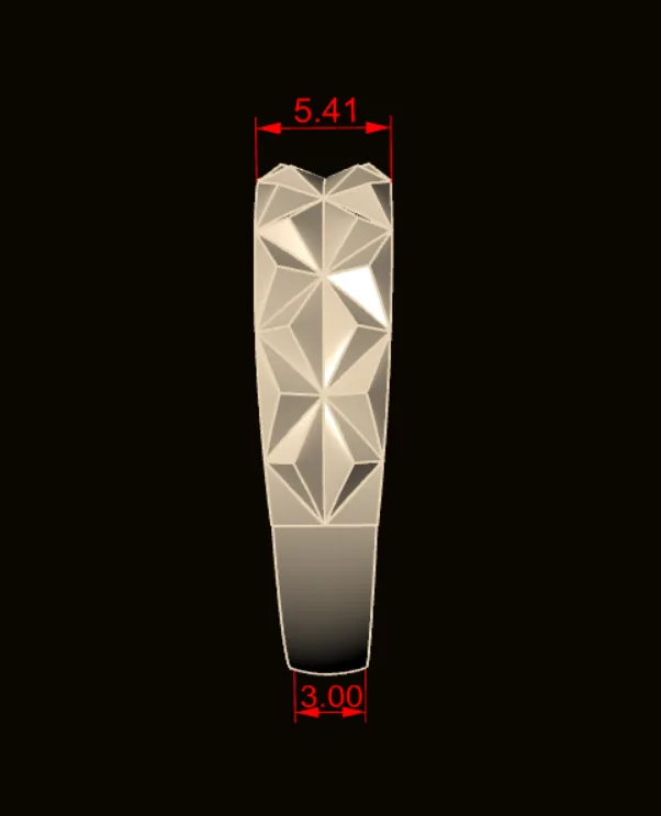 Cut Ring Code 01 3D Model — image 3