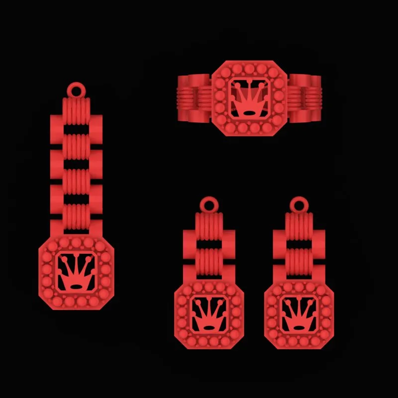 Rolex Half Set N-Rolex-12 3D Model — image 2