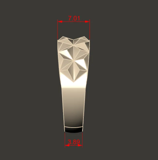 Cut Ring Code 03 3D Model — image 3