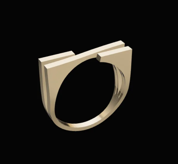 انگشتر مینیمال کد 002