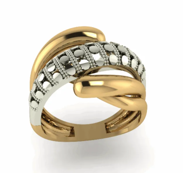 Cut Chand Takeh Khor Ring Code 03 3D Model