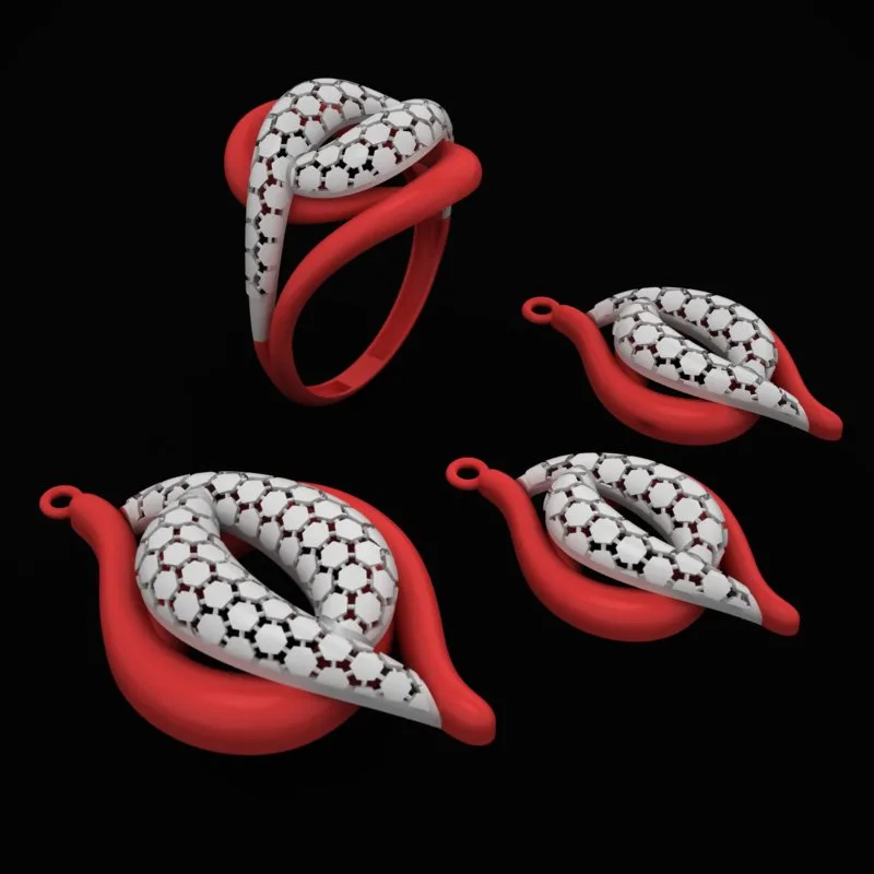 Cut Khor Half Set N-T-A-07 3D Model