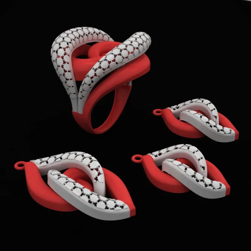 Cut Khor Half Set N-T-A-09 3D Model