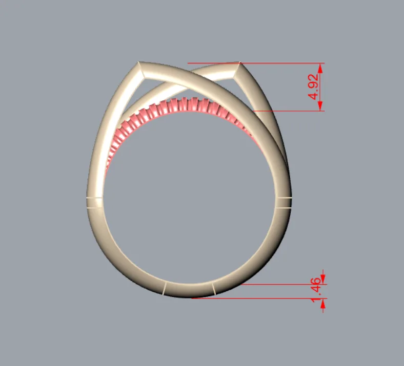 Chand Takeh Ring Code 06 3D Model — image 3
