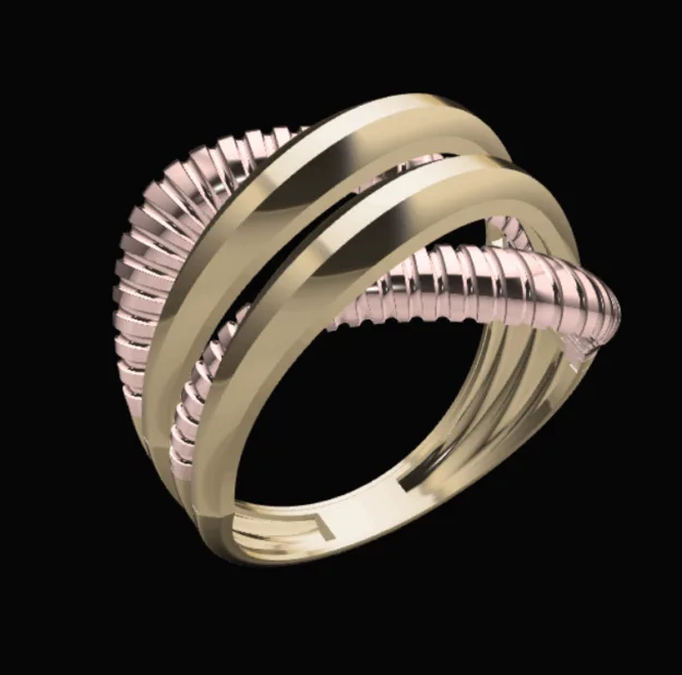 Chand Takeh Ring Code 07 3D Model