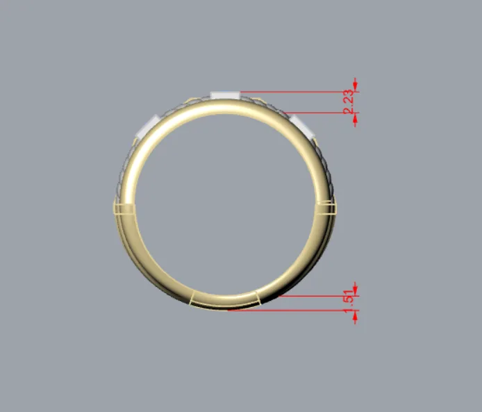 Chand Takeh Ring Code 08 3D Model — image 3