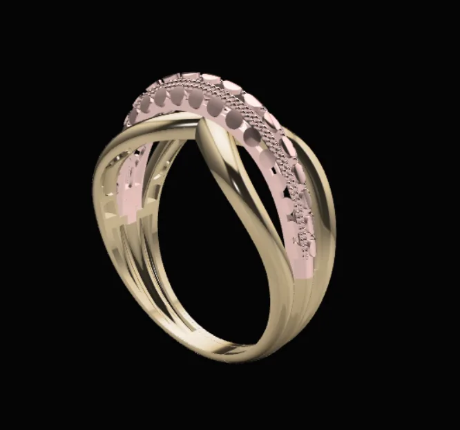 Cut Chand Takeh Khor Ring Code 09 3D Model