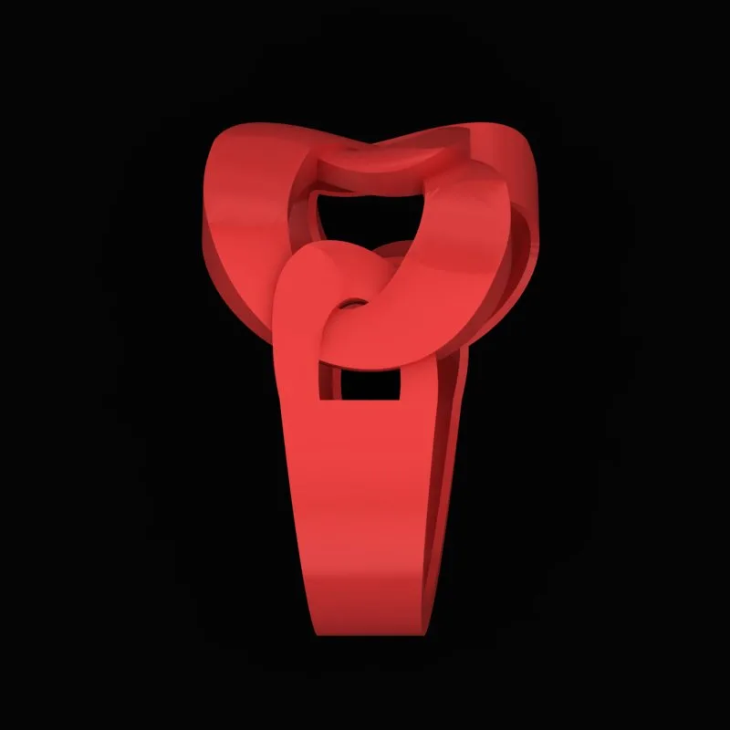 Cartier Ring R-Cartier-02 3D Model — image 4