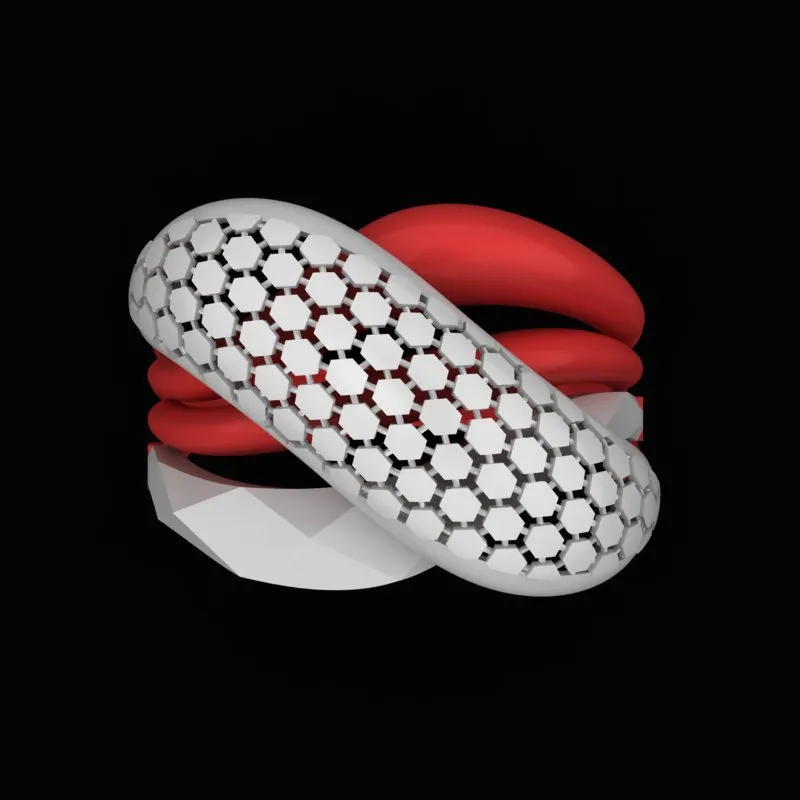 Cut Khor Ring R-T-A-04 3D Model — image 2