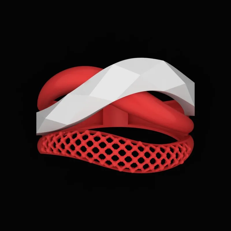 Cut Khor Ring R-T-A-08 3D Model — image 2