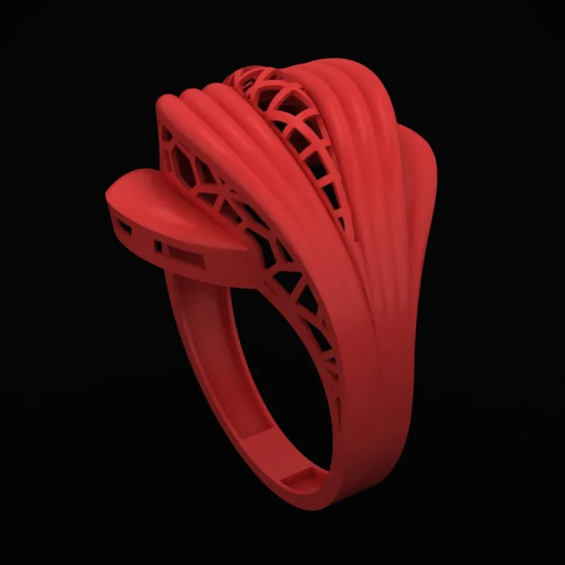 Kazhal Ring R-Kazhal-08 3D Model