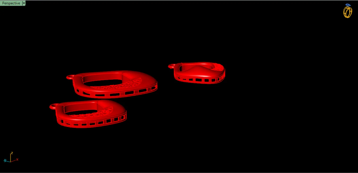 Cut Khor Half Set Code 22 3D Model — image 3