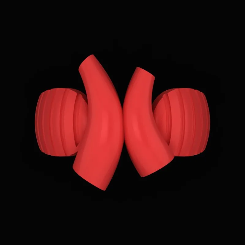 Matte Polished Ring R-M&B-03 3D Model — image 2