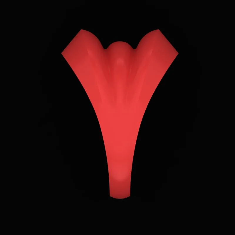 Matte Polished Ring R-M&B-10 3D Model — image 4