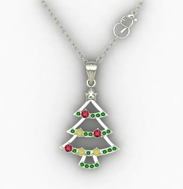 Tree Karisms Necklace Code 01 3D Model