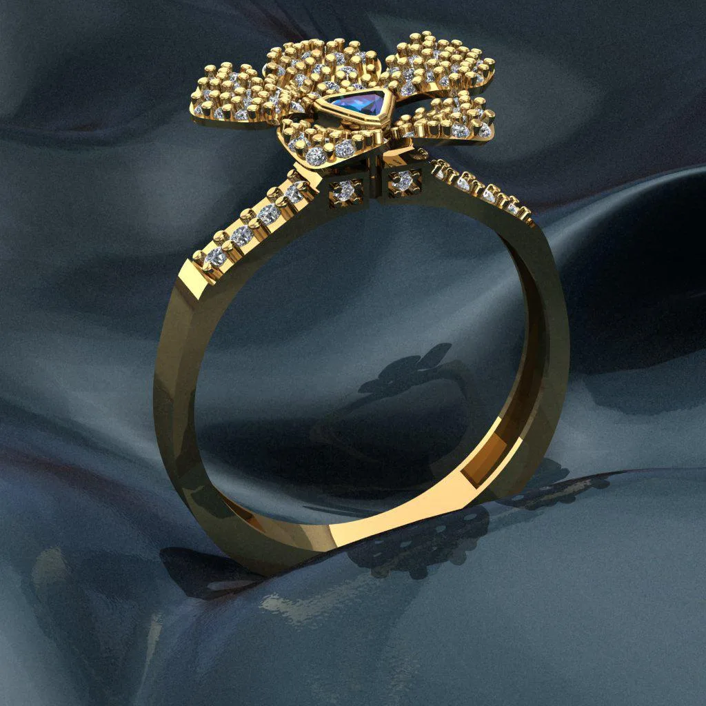 Flower Arkideh Women's Ring 3D Model — image 2