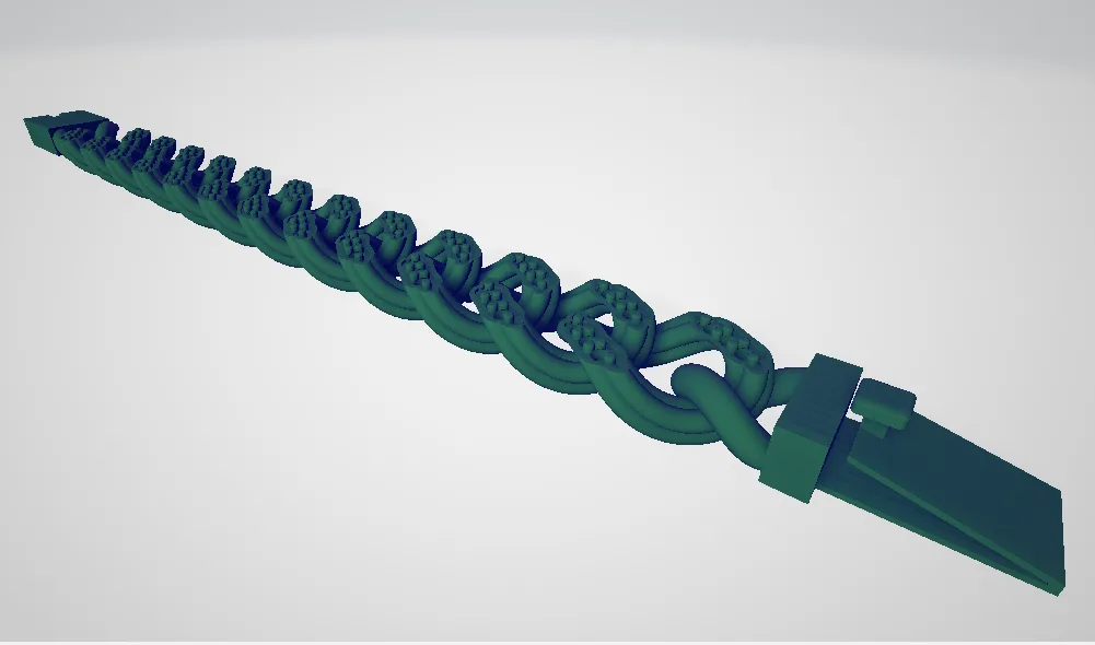 Cartier Jabeh Ai Bracelet Clasp 3D Model — image 2