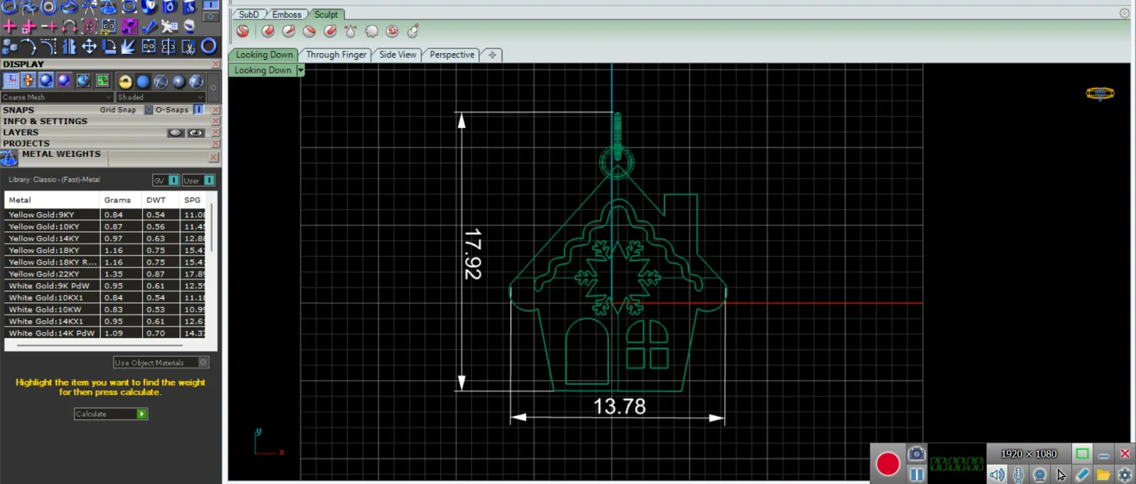 Khaneh Karisms Pendant 3D Model — image 2