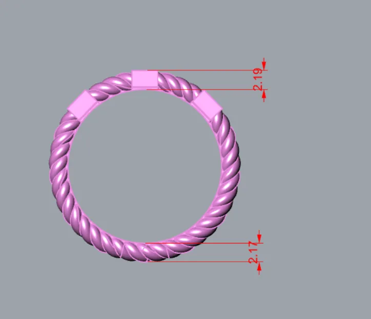 Stone Khor Ring Code 02 3D Model — image 2
