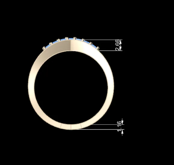 Stone Khor Ring Code 03 3D Model — image 2