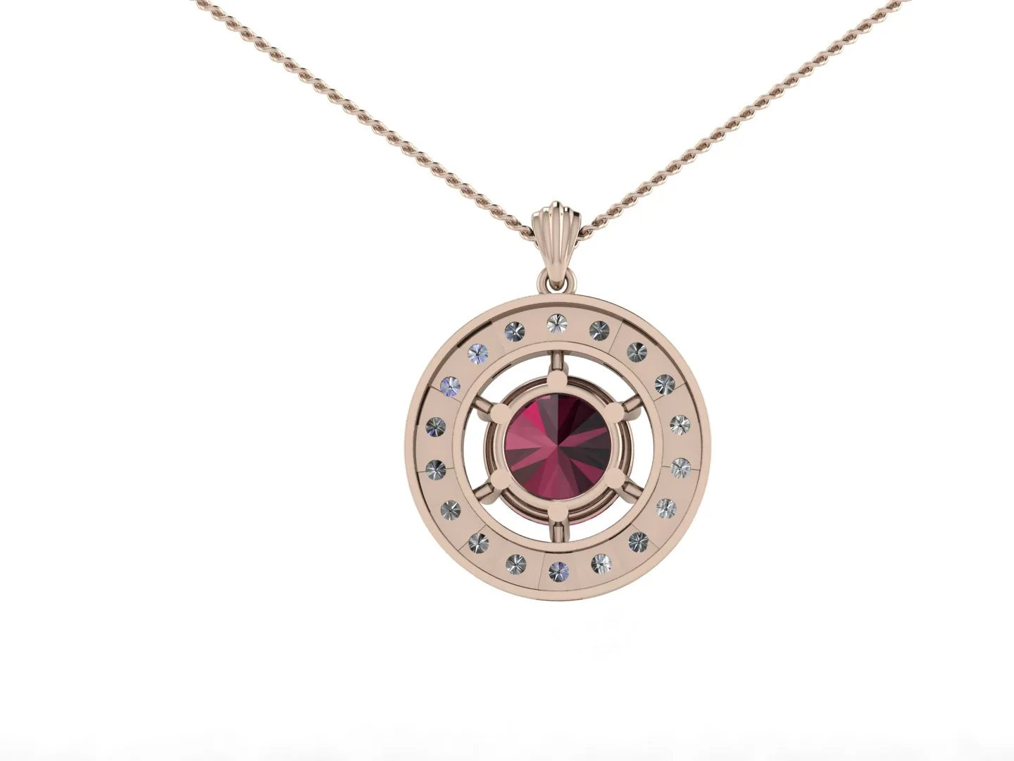Stone Khor Gard Pendant Code 1 3D Model — image 3